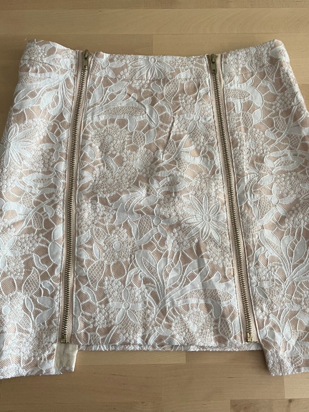 Paper Heart Lace Mini Skirt - Size Small